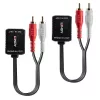Trasmettitore AV Lindy 500m Cat.6 Phono extender audio analogico
