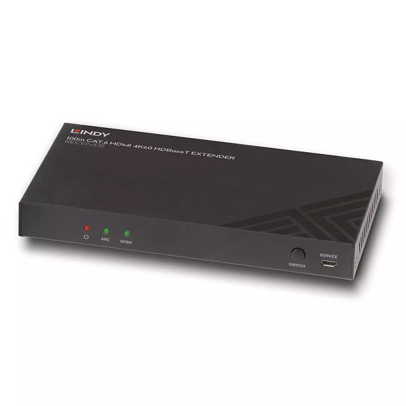 Ricevitore AV Lindy 100m Cat.6 HDMI 4K60 audio IR RS-232 HDBaseT