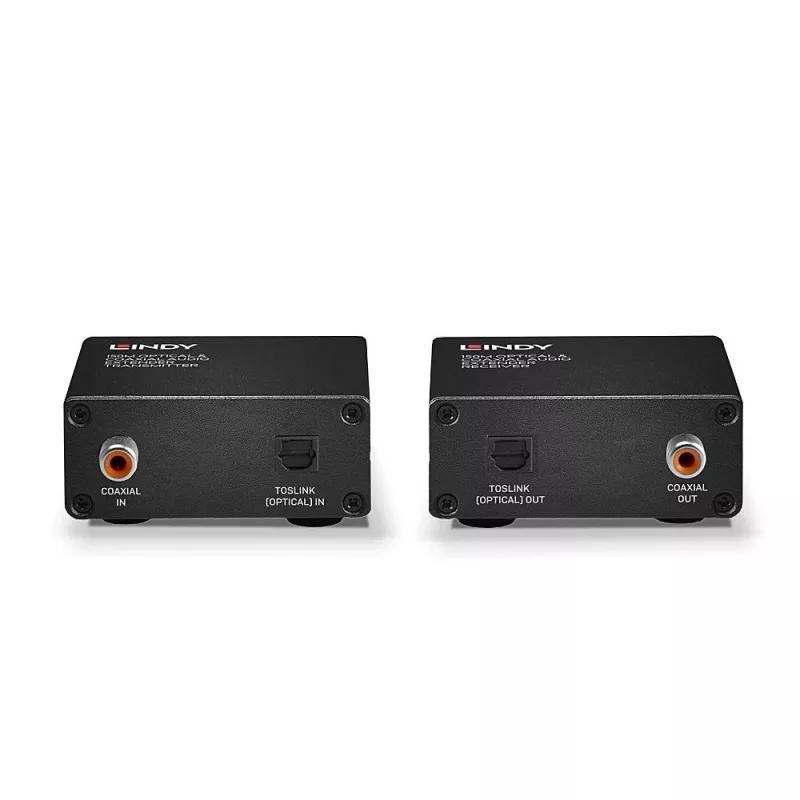 Trasmettitore e ricevitore AV Lindy 150m Cat.6 TosLink e coassiale extender audio digitale