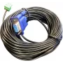 Vivolink VLCPARS232/15M cavo seriale nero RS-232 Phoenix