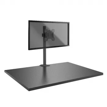 Lindy Single Display Short Bracket con asta e morsetto da tavolo