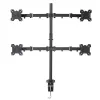 Lindy supporto per quattro monitor con asta e morsetto da tavolo