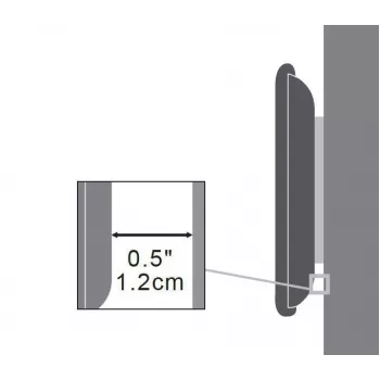 Supporto a parete per TV Vivolink VLMW1337 94 cm (37 pollici) nero