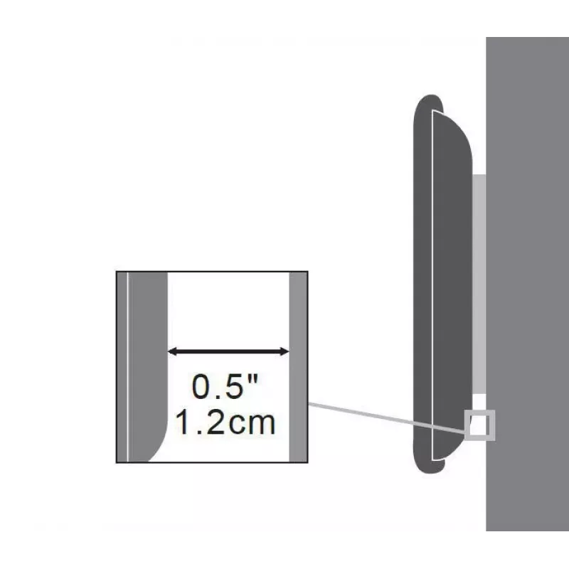 Supporto a parete per TV Vivolink VLMW1337 94 cm (37 pollici) nero