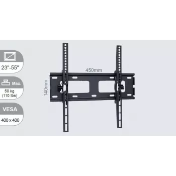 Supporto a parete/piedistallo per TV Vivolink VLMW2355T 139,7 cm (55 pollici) nero
