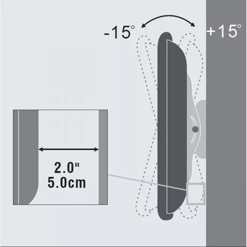 Supporto a parete/piedistallo per TV Vivolink VLMW2355T 139,7 cm (55 pollici) nero