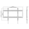Supporto/piedistallo per TV Vivolink VLMW60100 2,54 m (100 pollici) nero