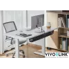 Gestione cavi Vivolink VLUDCM914 acciaio nero 914 mm