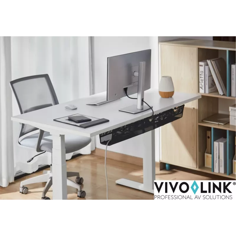 Gestione cavi Vivolink VLUDCM914 acciaio nero 914 mm
