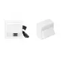 Vivolink WI221292 presa HDMI + DisplayPort + 3,5 mm bianco