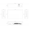 Switch di rete Ernitec ELECTRA-U04-1GB-60W 4 porte 1 GB 60 W