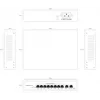 Ernitec ELECTRA-U08-1GB-110W Switch di rete 8 porte 1 GB