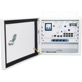 Ernitec ELECTRA-M10-OUTDOOR-200 Switch di rete Managed L2 Gigabit Ethernet (10/100/1000) Power over Ethernet (PoE) grigio