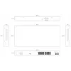 ERNITEC switch PoE unmanaged ELECTRA-U16-1GB 16 porte, 1 GbE Uplink, 285W Power Budget