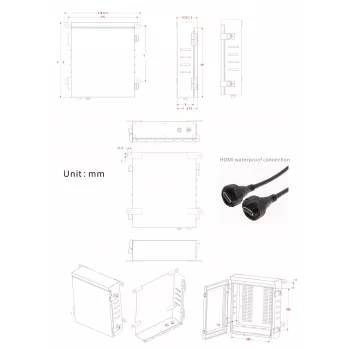 Box di sicurezza per esterni IP66 ERNITEC 0070-10466 resistente alle intemperie affidabile