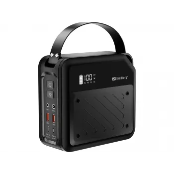 Power station DC portatile SANDBERG Sandberg DC Power Station 72000 — LMFP 72.000 mAh, ingresso DC e USB-C, nero