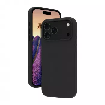 Custodia per cellulare dbramante1928 Roskilde MS cover per Apple iPhone 17 Pro Max, tinta unita nero
