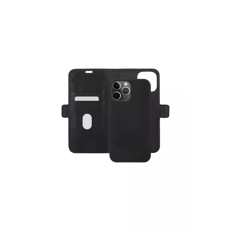 Custodia portafoglio dbramante1928 Lynge iPhone 13 Pro Max nero 3 vani per carte