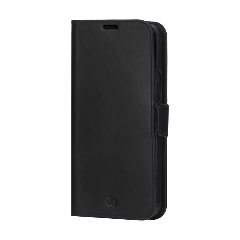 Custodia portafoglio dbramante1928 Lynge iPhone 13 Pro Max nero 3 vani per carte