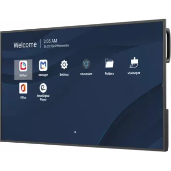 Monitor commerciale professionale VIEWSONIC 43 pollici (109,2 cm) 4K UHD LCD, 500 cd/m², Android 14, 24/7, Wi‑Fi