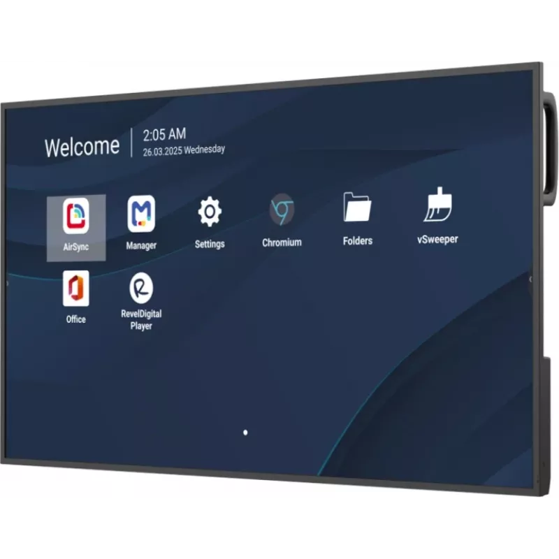 Monitor commerciale professionale VIEWSONIC 43 pollici (109,2 cm) 4K UHD LCD, 500 cd/m², Android 14, 24/7, Wi‑Fi