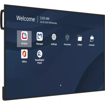 Monitor commerciale professionale ViewSonic 55 pollici 4K (3840x2160, 500 cd/m², Android 14, 24/7)