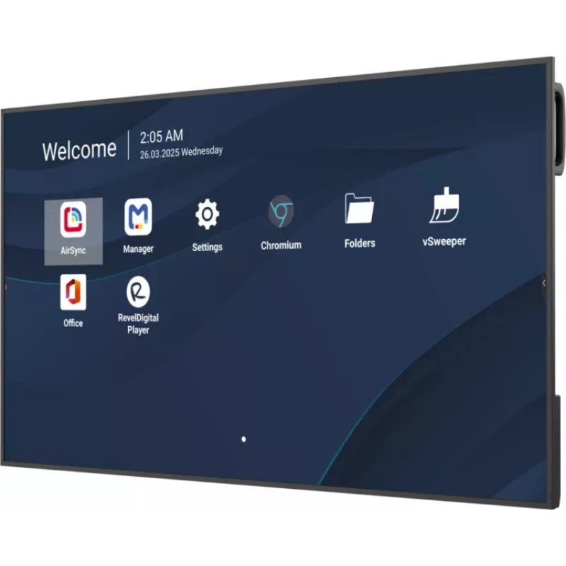Monitor commerciale professionale ViewSonic 55 pollici 4K (3840x2160, 500 cd/m², Android 14, 24/7)