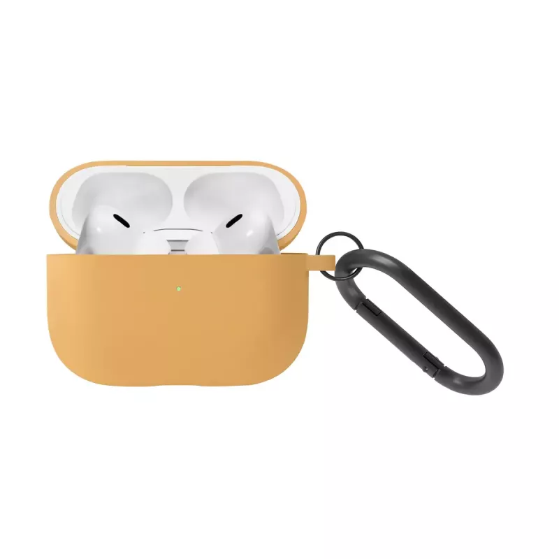 Native Union Roam custodia per AirPods Pro 2, alluminio, policarbonato, silicone, acciaio, 16 g, gialla