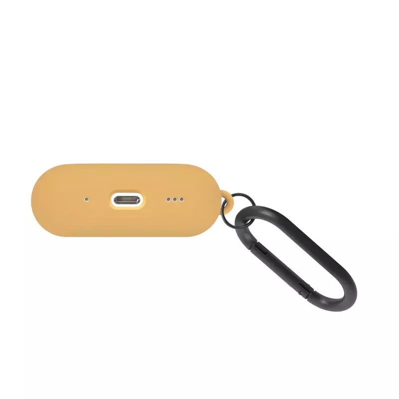 Native Union Roam custodia per AirPods Pro 2, alluminio, policarbonato, silicone, acciaio, 16 g, gialla