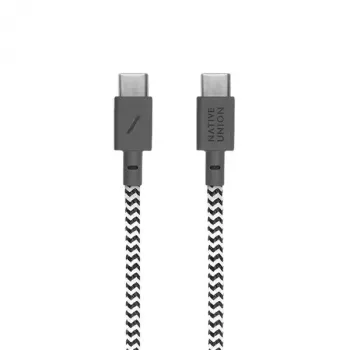 Cavo USB-C Native Union BELT-C-ZEB-2-NP 1,2 m USB-C a USB-C nero/bianco