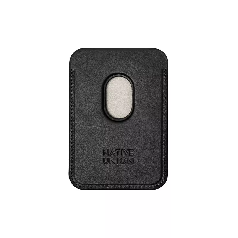 Wallet Case native union (Re)Classic nero per Apple iPhone 15/15 Pro/15 Plus/15 Pro Max, iPhone 14/14 Pro/14 Plus/14 Pro Max e serie iPhone 13