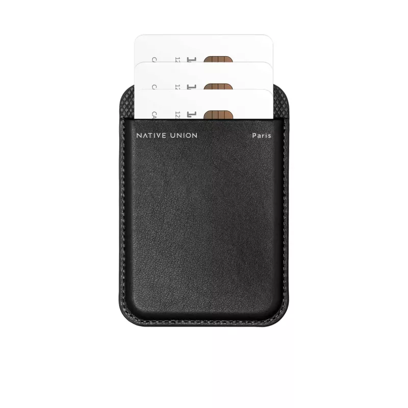 Wallet Case native union (Re)Classic nero per Apple iPhone 15/15 Pro/15 Plus/15 Pro Max, iPhone 14/14 Pro/14 Plus/14 Pro Max e serie iPhone 13