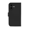 Folio Case dbramante1928 Lynge MagSafe iPhone 16 nero 3 scomparti per carte