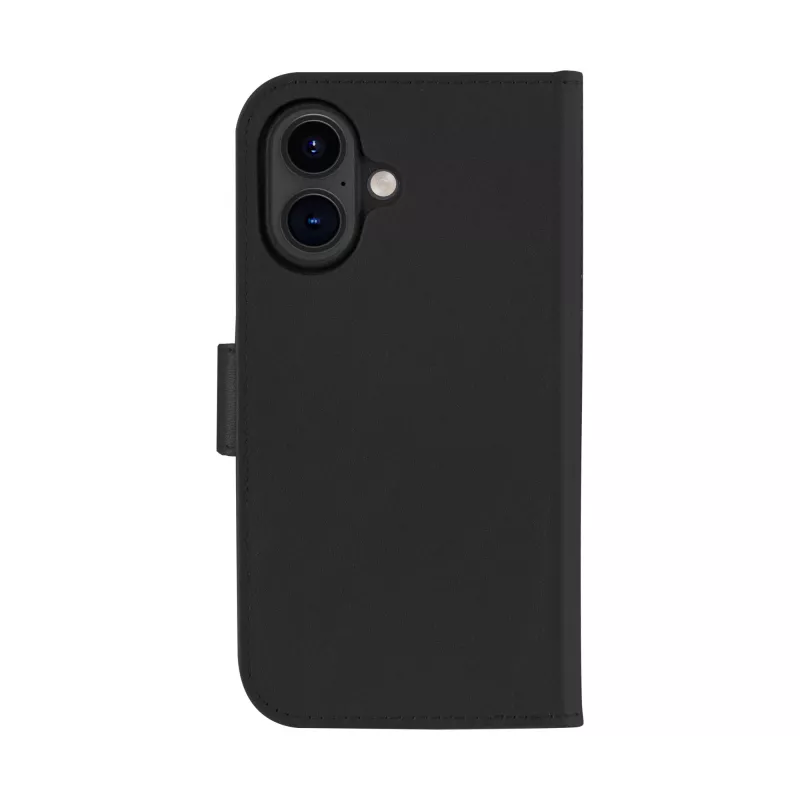Folio Case dbramante1928 Lynge MagSafe iPhone 16 nero 3 scomparti per carte