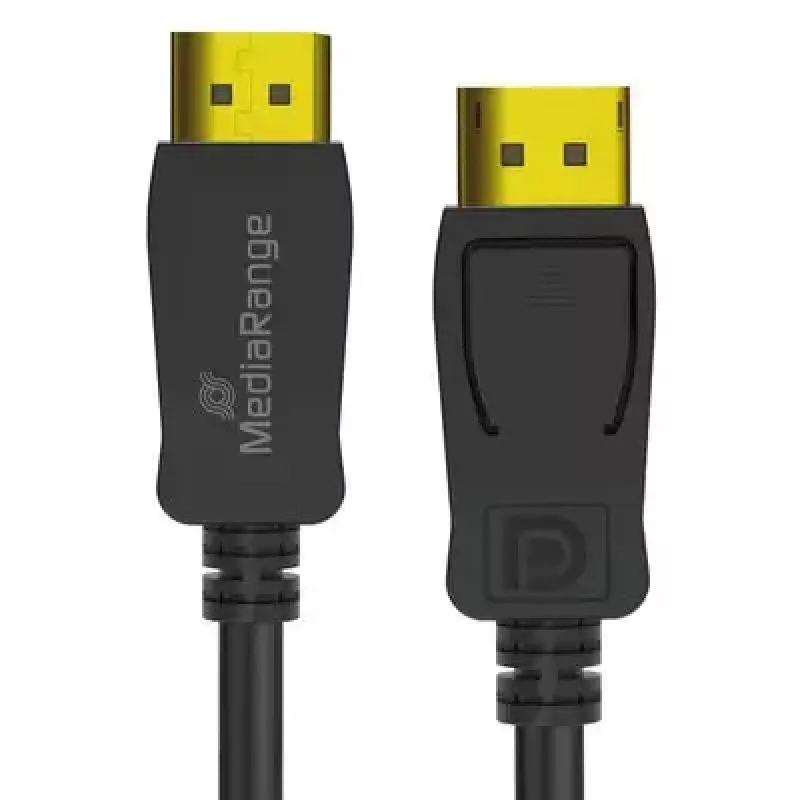 Cavo DisplayPort MediaRange MRCS248 2 m, DisplayPort a DisplayPort, nero