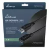 Cavo USB-A a USB-A MediaRange MRCS241 USB 3.2 Gen 1 (5 Gbit/s) 5 m nero