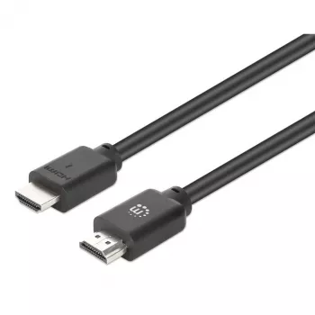 Manhattan cavo HDMI 4K@60Hz con Ethernet, 3 m, adatto per TUTTE le applicazioni 4K e 1080p/HD – aggiorna ora o tieni pronto quando ti serve, maschio a maschio, nero, Ultra HD 4K x 2K, garanzia a vita, Premium High Speed, equivalente a HDMM3MP
