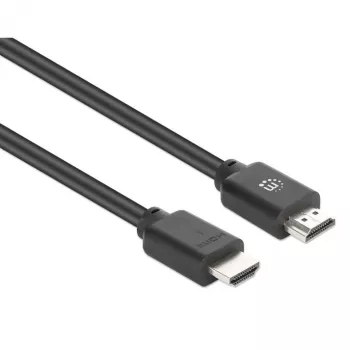 Manhattan cavo HDMI 4K@60Hz con Ethernet, 5m, adatto per TUTTE le applicazioni 4K e 1080p/HD – aggiorna ora o tieni pronto per il futuro, maschio-maschio, nero, Ultra HD 4K x 2K, garanzia a vita, Premium High Speed, equivalente a HDMM5MP