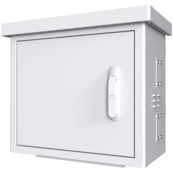 Armadio rack Lanview RCCTV002 0U, IP66, 600×300×550 mm, 40 kg, bianco