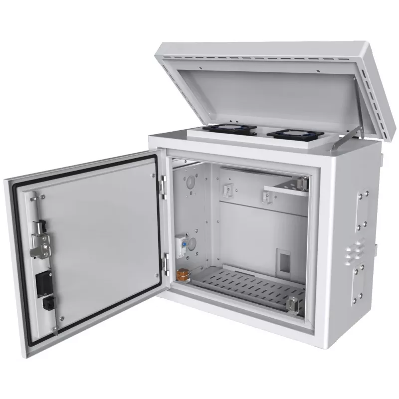 Armadio rack Lanview RCCTV002 0U, IP66, 600×300×550 mm, 40 kg, bianco