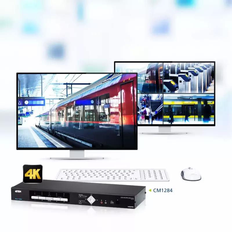 Switch KVMP USB HDMI Multi-View ATEN a 4 porte