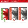 Displex Tablet Glass (9H) per Samsung Galaxy Tab S7/S8/S9/S9 FE/S10 FE/S10 Lite, cornice di montaggio Eco, infrangibile