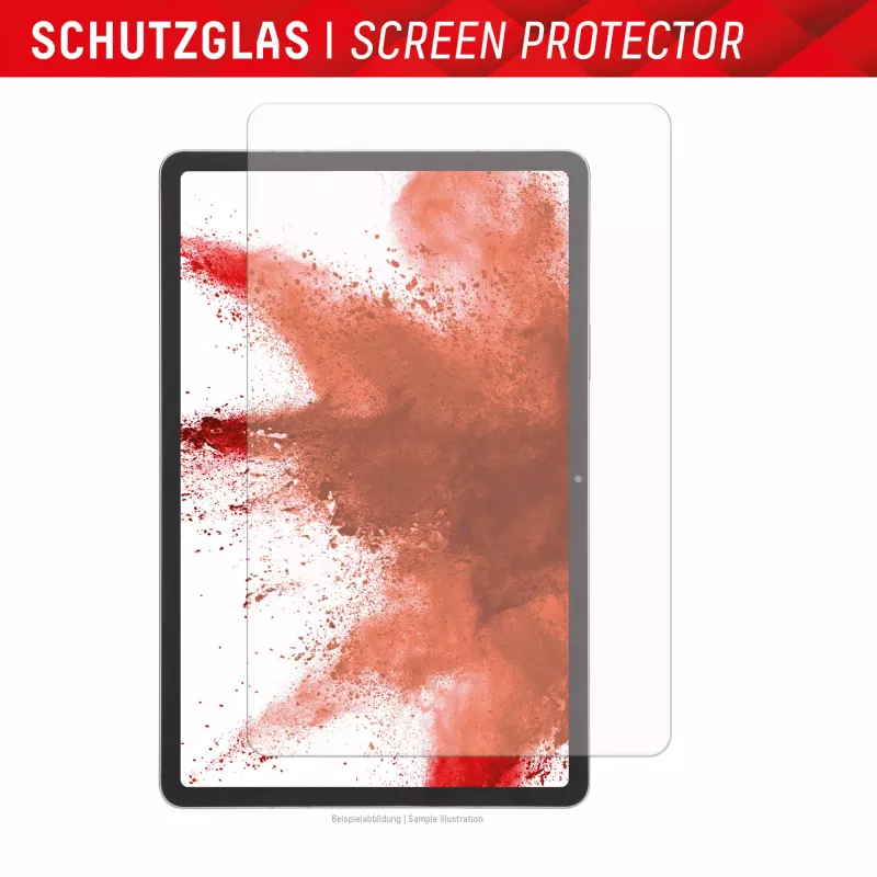 Displex Tablet Glass (9H) per Samsung Galaxy Tab S7/S8/S9/S9 FE/S10 FE/S10 Lite, cornice di montaggio Eco, infrangibile