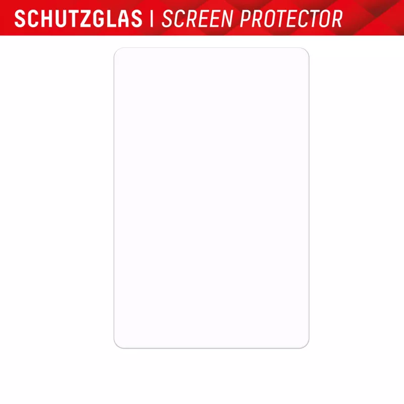 Displex Tablet Glass (9H) per Samsung Galaxy Tab S7/S8/S9/S9 FE/S10 FE/S10 Lite, cornice di montaggio Eco, infrangibile
