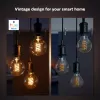 Lampadina smart Philips ST64 Edison E27 Bluetooth/Zigbee, 7 W, trasparente, 60×135 mm