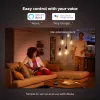 Lampadina smart Philips ST64 Edison E27 Bluetooth/Zigbee, 7 W, trasparente, 60×135 mm