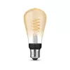 Lampadina smart Philips ST64 Edison E27 Bluetooth/Zigbee, 7 W, trasparente, 60×135 mm