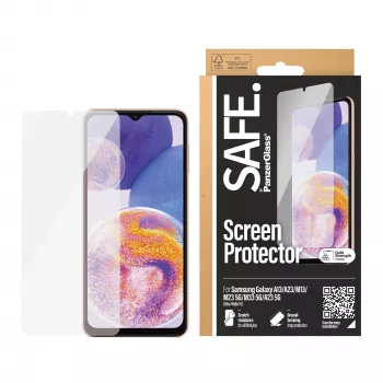 PanzerGlass SAFE. by ® protezione display Samsung Galaxy A13 | A23 | M13 | M23 5G | M33 5G | A23 5G | Ultra-Wide Fit