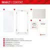 Displex pellicola protettiva per display (10H) per Samsung Galaxy A34, cornice di montaggio Eco, antigraffio