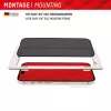 Displex Privacy Screen Protector (10H) per Apple iPhone 15/15 Pro, cornice di montaggio Eco, filtro privacy